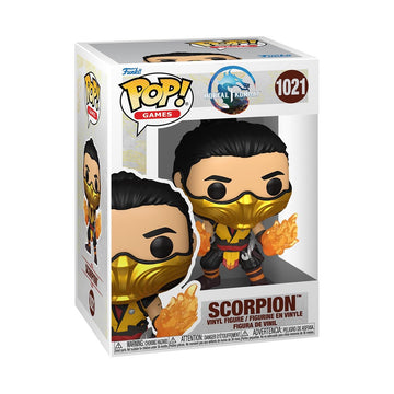 Funko Pop Games: Mortal Kombat 1 - Scorpion - Mortal Kombat Game Franchise - Collectable Vinyl Figure - Gift Idea - Official Merchandise - Toys for
