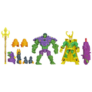 Marvel Super Hero Mashers Hulk vs. Loki Mash Pack