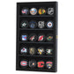 The Playing Card Frame - 25 Deck Holder Display Case Frame Wall Mount (Black Finish)