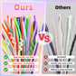Folklyzo Pipe Cleaners,400 Pcs Creative Chenille Stems Pipe Cleaners Craft,27 Colors Pipe Cleaners Bulk for Crafts, DIY Pipe Cleaner for Home Arts