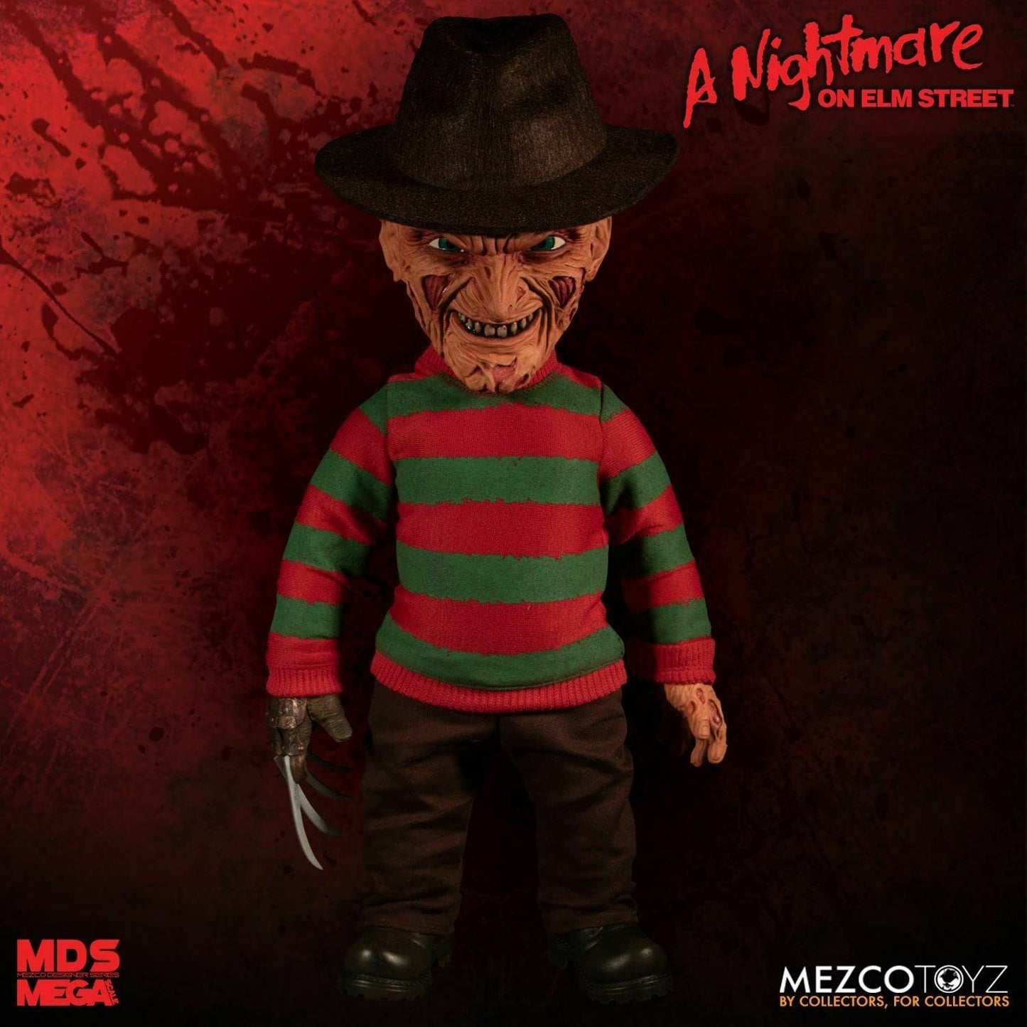 Mezco Toyz Mezco Designer Series MDS A Nightmare on Elm Street Mega Scale Talking Freddy Krueger Figure