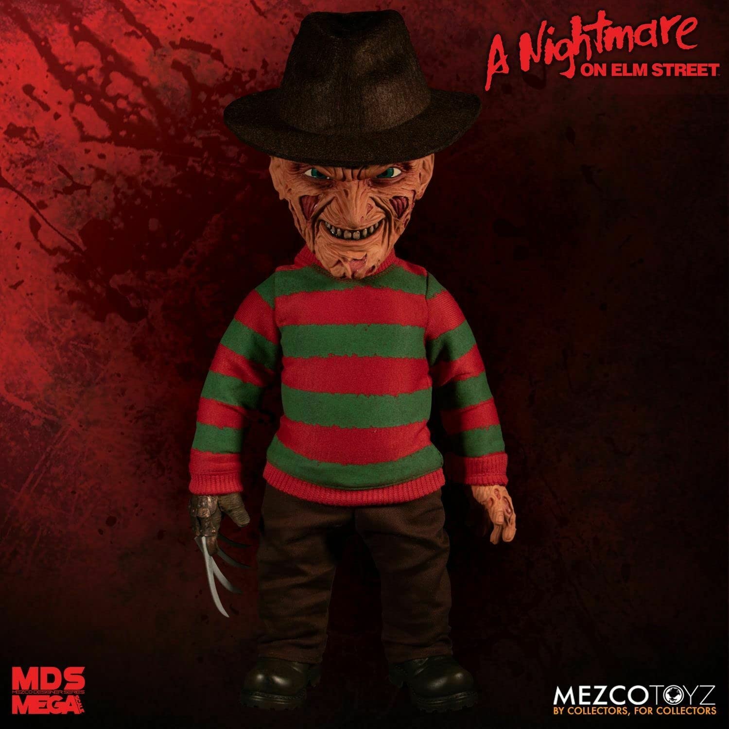 Mezco Toyz Mezco Designer Series MDS A Nightmare on Elm Street Mega Scale Talking Freddy Krueger Figure