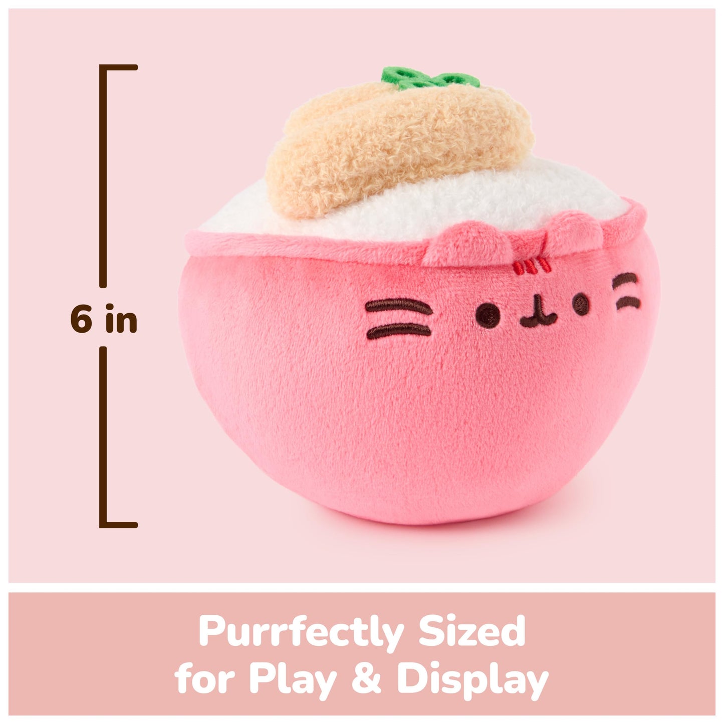 GUND Pusheen Bento Katsu Rice Bowl 6-Inch Plush Toy for Ages 8+