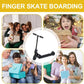 Finger Scooter - 2-Wheeled Scooter - Foldable Finger Scooter BMX with Brake, Non-Slip Precision Control Board for Skate Enthusiasts and Office Desk