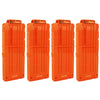 OIMIO Bullet Clips, 4 Pack 12-Darts Quick Reload Clips Magazine Clips for Nerf n-Strike Elite Blaster(Orange)