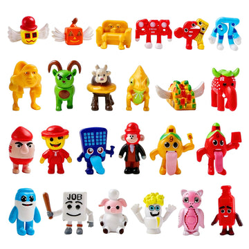 HANJIEJIE 24Pcs Steal a Brainrot Toys Action Figure Set, Steal a Brainrots 67 Los Tralaleritos Toy Figures, Collectible Brain-Rot Toy Gift for Fans