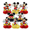 8Pcs Mickey Honeycomb Table Centerpiece, Mickey Birthday Party Supplies Table Decorations for Kids Party Decorations