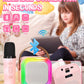 Karaoke Machine for Kids Microphone Gifts for Teen Girls Toys Age 6-8 for Kids 4 5 7 9 6 8 10 Year Old Christmas Birthday Gift Ideas (Pink)