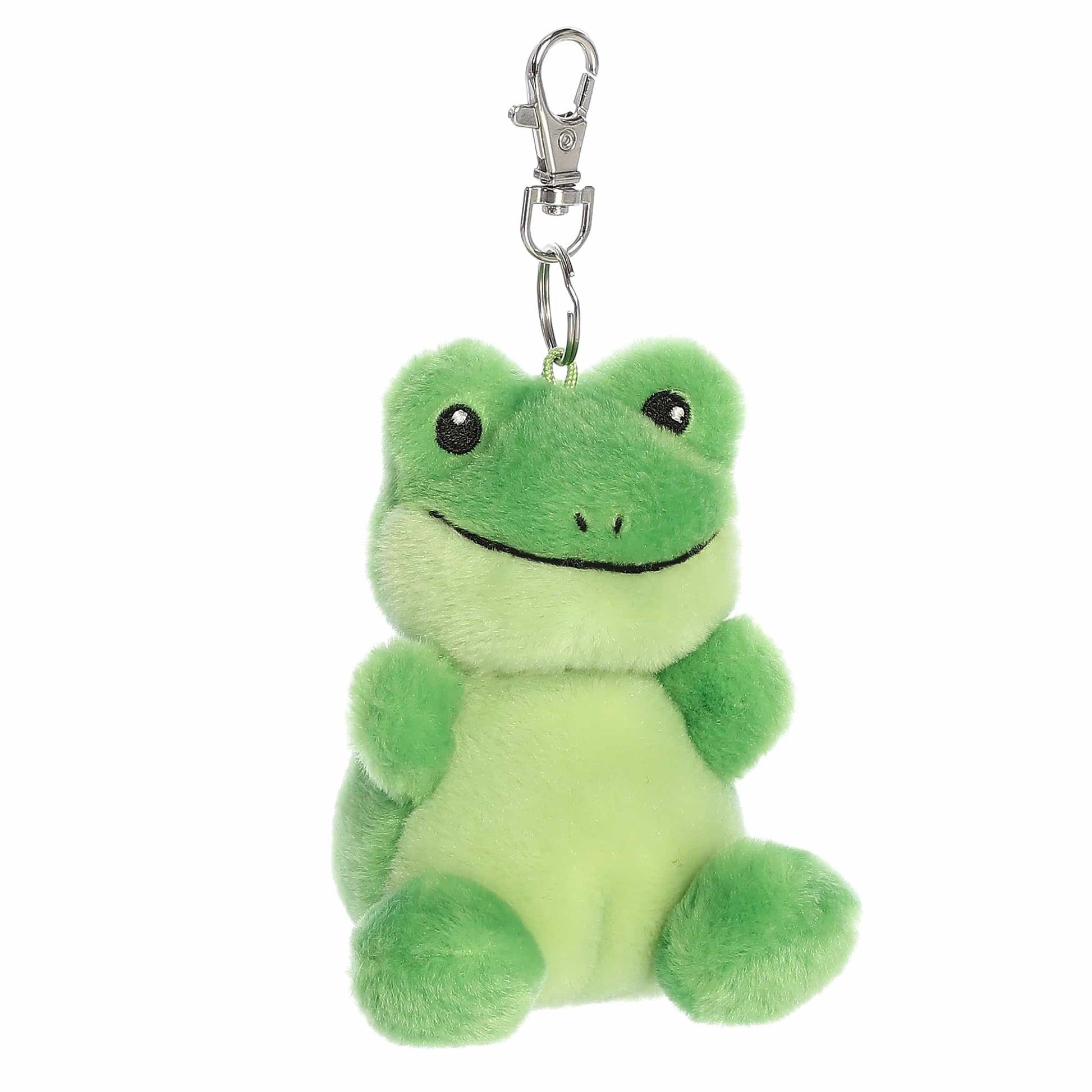 Aurora® Adorable Palm Pals™ Ribbits Frog™ Clip-On- Fun Collectible Plush for Kids and Adult Collectors - Perfect for Backpacks and Birthday Gifts