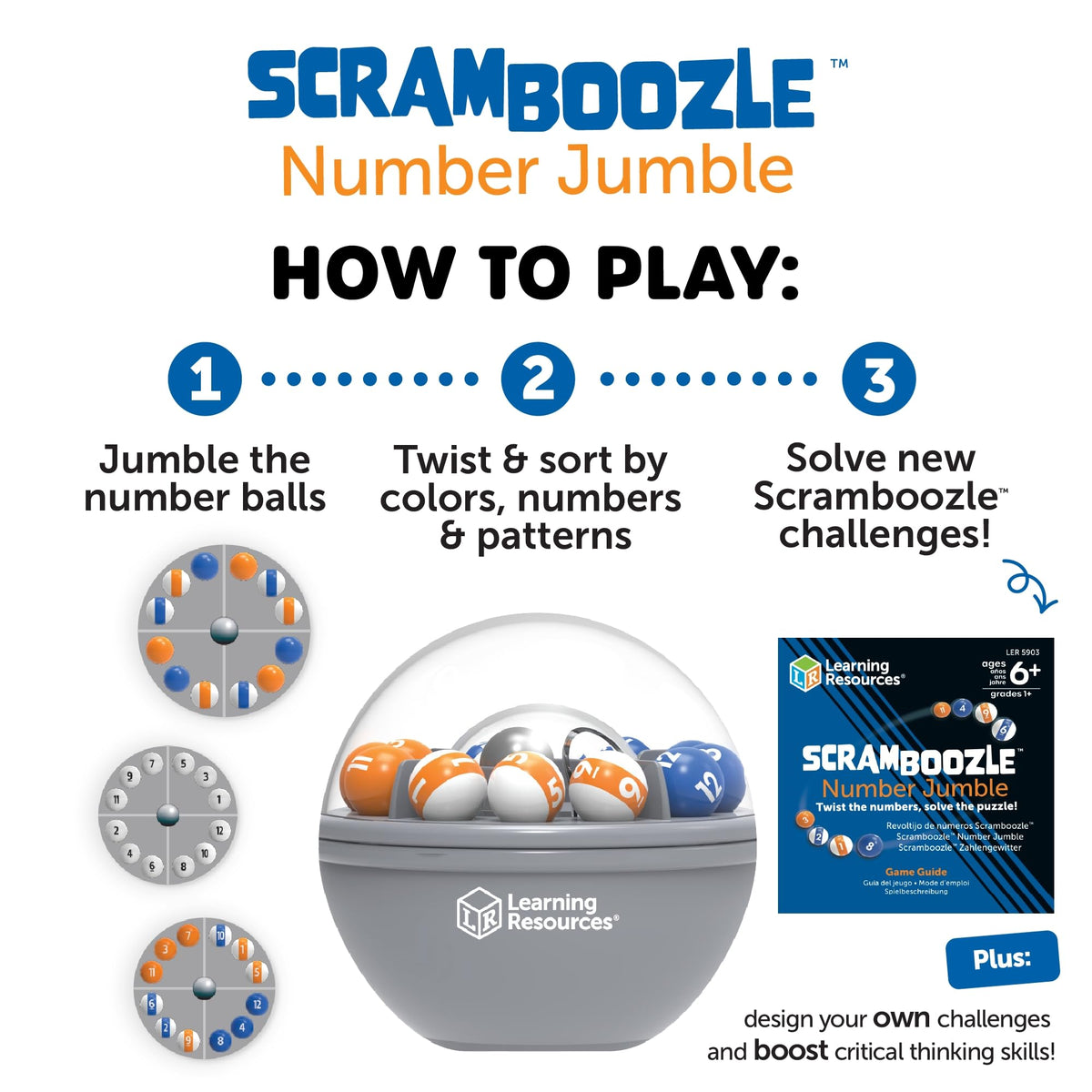 Learning Resources Scramboozle Number Jumble