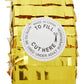 Juvale Gold Foil Number 3 Pinata - Spacious Candy & Toy Holder Birthday Pinata - Hangable Party Decor - 11.1 x 2.9 x 16.1 in, Paper, Gold