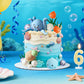 Under the Sea Cake Toppers Ocean Animals Cake Decorations