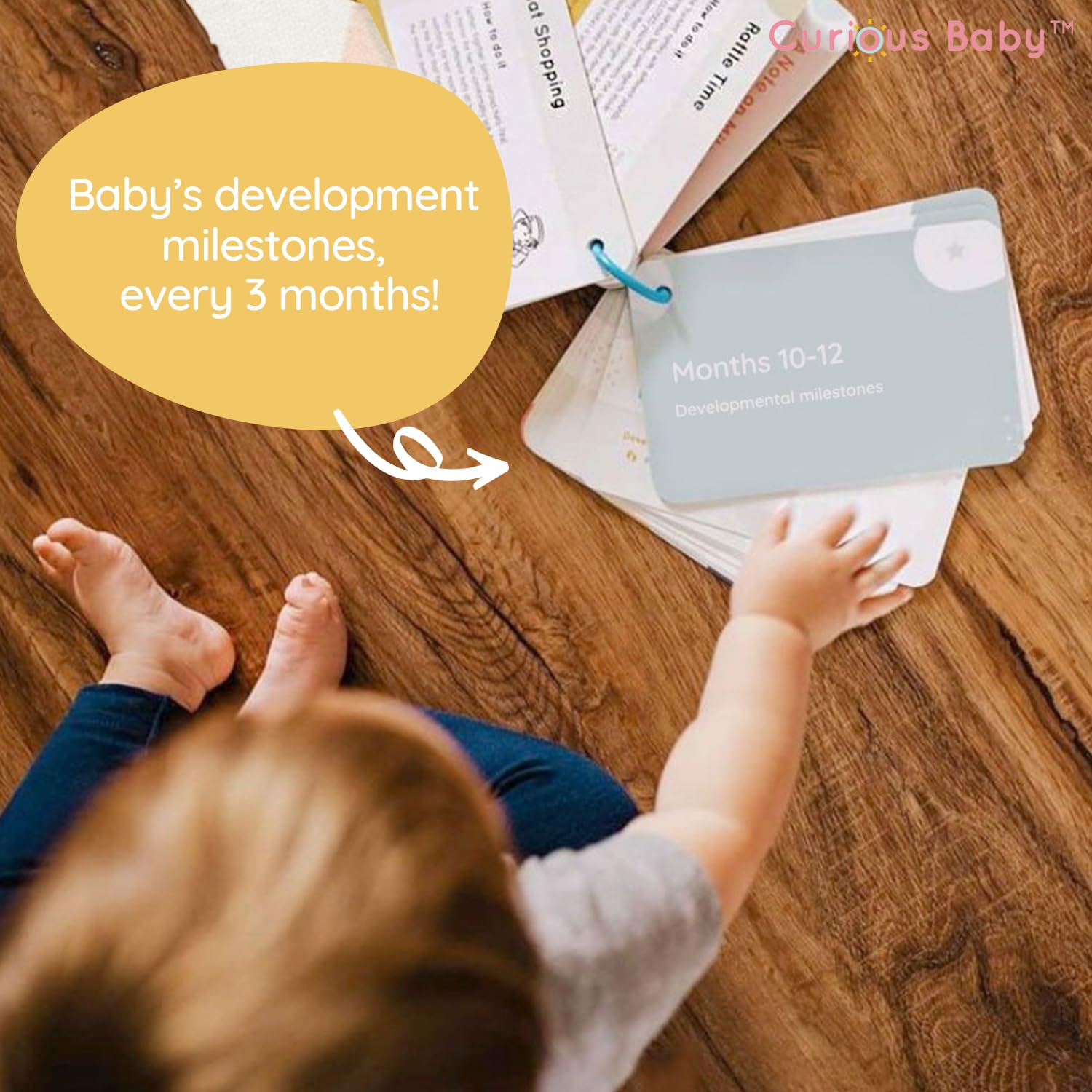 Curious Baby Activity Cards (Tiny Tot Edition)- 7-12 Months Developmentally Focused and Stimulating Playtime Ideas