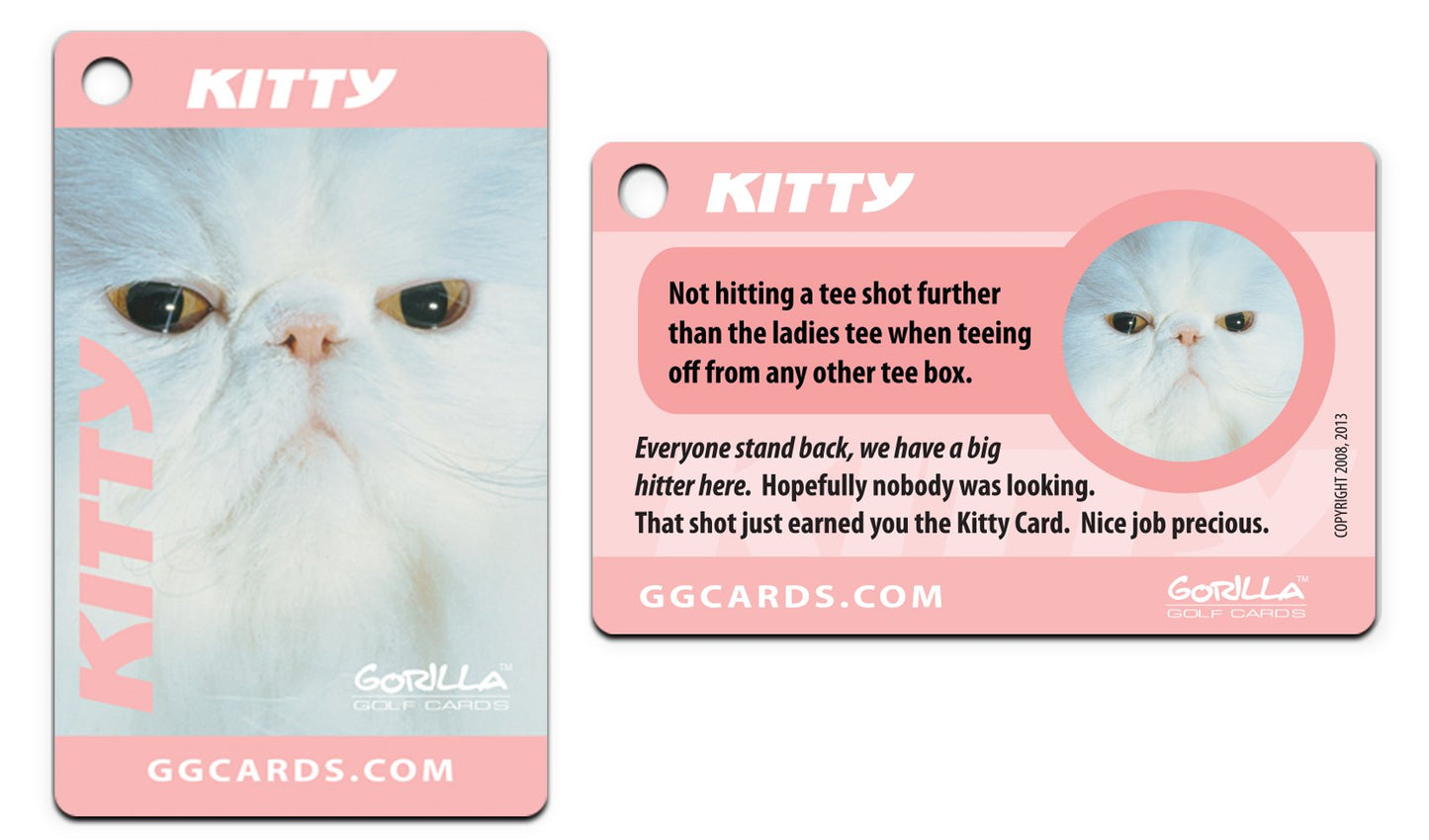 Gorilla Golf Cards (4 Pack) : The On-Course Golf Betting Game