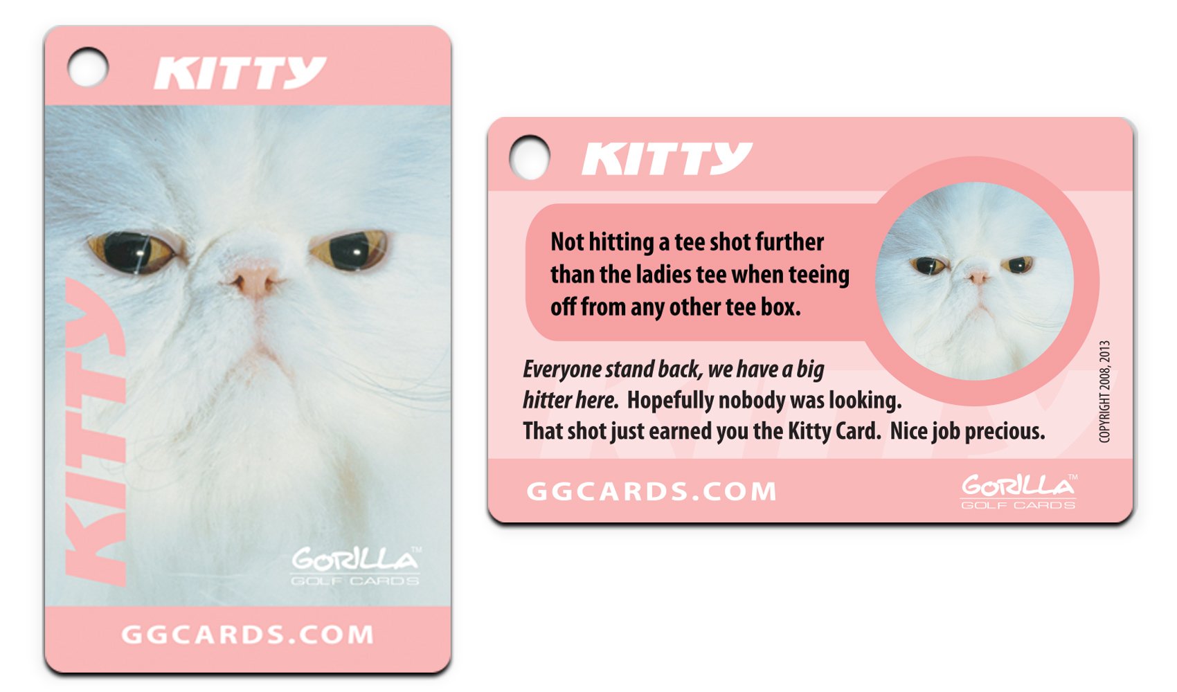 Gorilla Golf Cards (4 Pack) : The On-Course Golf Betting Game