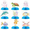Ocean Animal Table Honeycomb Centerpieces, Happy Birthday Party Decorations
