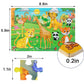 Wooden Jigsaw Puzzles for Kids Ages 3-5 Year Old, 6 Pack 30 Pieces Kids Puzzles Colorful Preschool Educational Learning Toys Present Set for Toddler