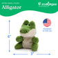 The Petting Zoo Alligator Stuffed Animal Plushie, Gifts for Kids, Nuggetz Wildlife Animals, Green Gator Plush Toy 6 Inches