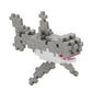 PLUS PLUS Shark - 3D Puzzle Sea Creature Building Block Set, Ocean Animals Figures Tube, Mini Interlocking Pieces - Fun Stem Toys for Kids