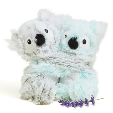 warmies Hugs Duo, Microwavable & Weighted Stuffed Animals, Koala - Heated Stuffed Animal Plushie for Warmth & Comfort - Cute Soft Plush Toys