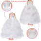 BLIJOLA Gorgeous Doll Wedding Dresses 2 Sets with Veil for 11.5 inch Doll