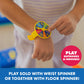 Educational Insights Hop to 10 Stepping Stones - Non Slip Nesting Stepping Stones for Kids, Early Math and Gross Motor Skills Toys for Toddlers 3-5