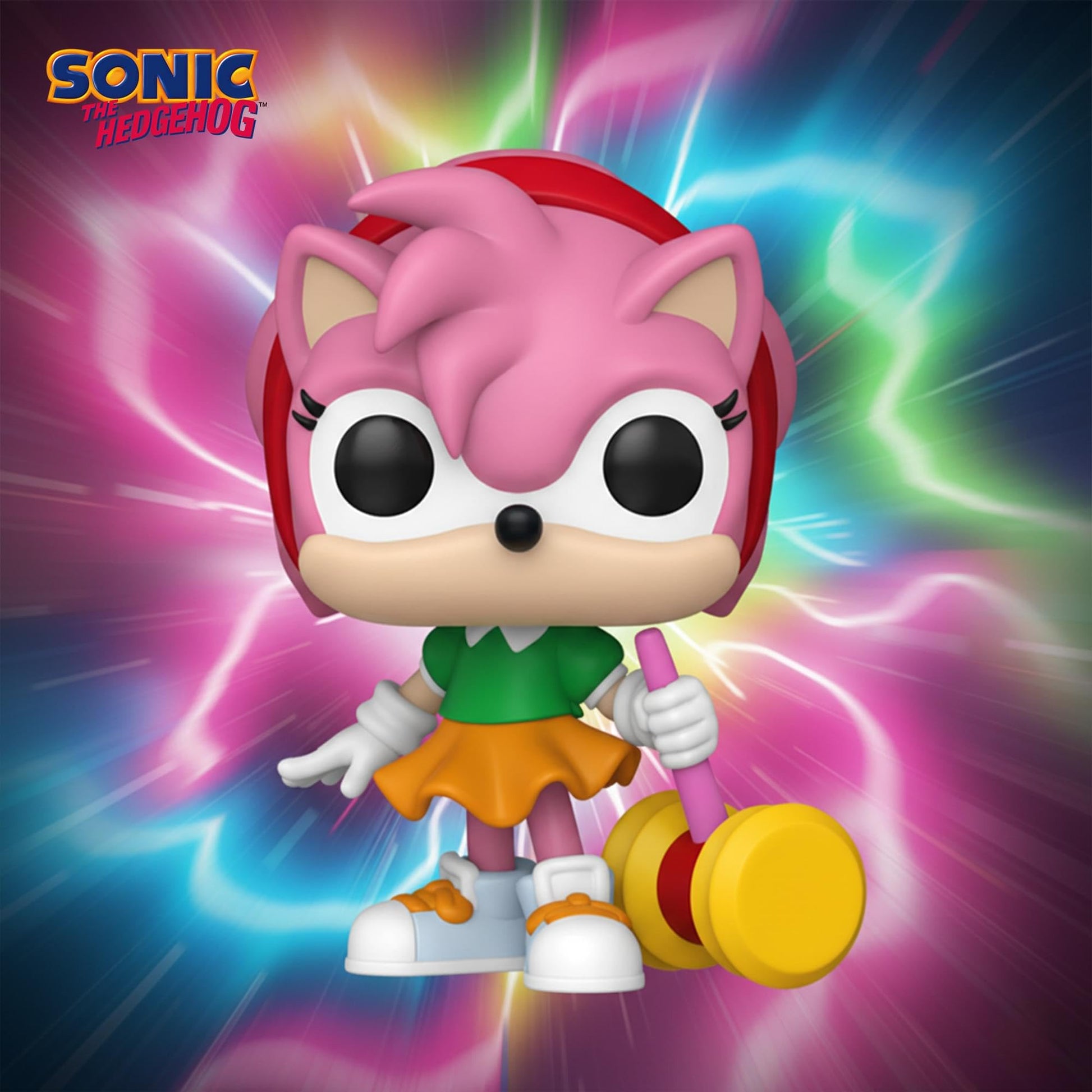 Funko Pop! Games: Sonic The Hedgehog - Amy - 1/6 Odds for Rare Chase Variant - Collectable Vinyl Figure - Gift Idea - Official Merchandise - Toys for