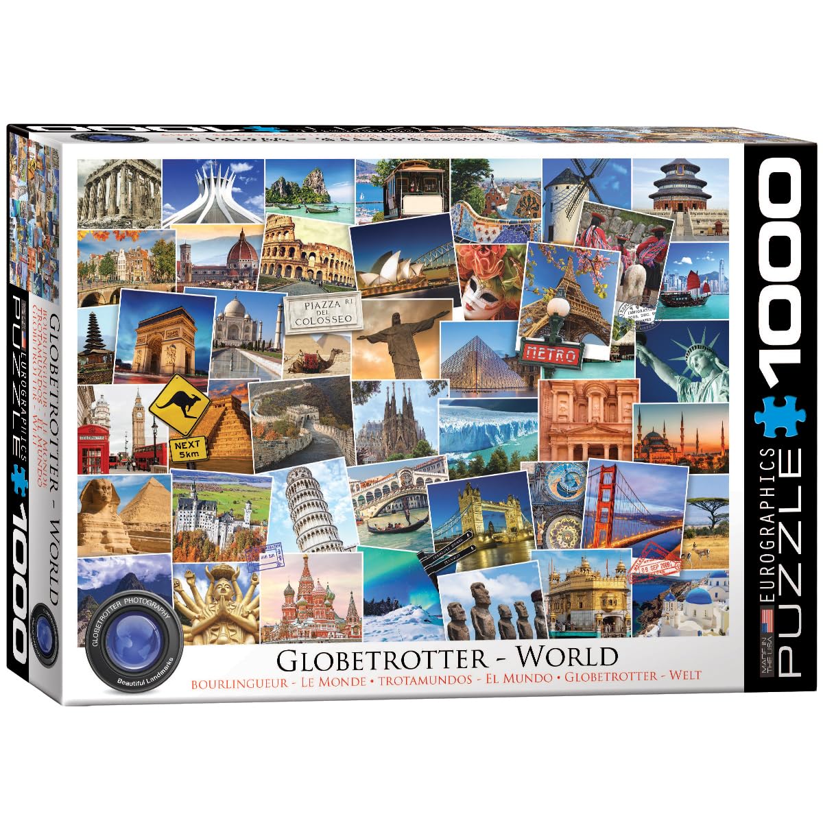 EuroGraphics World Globetrotter Jigsaw Puzzle (1000 Piece)