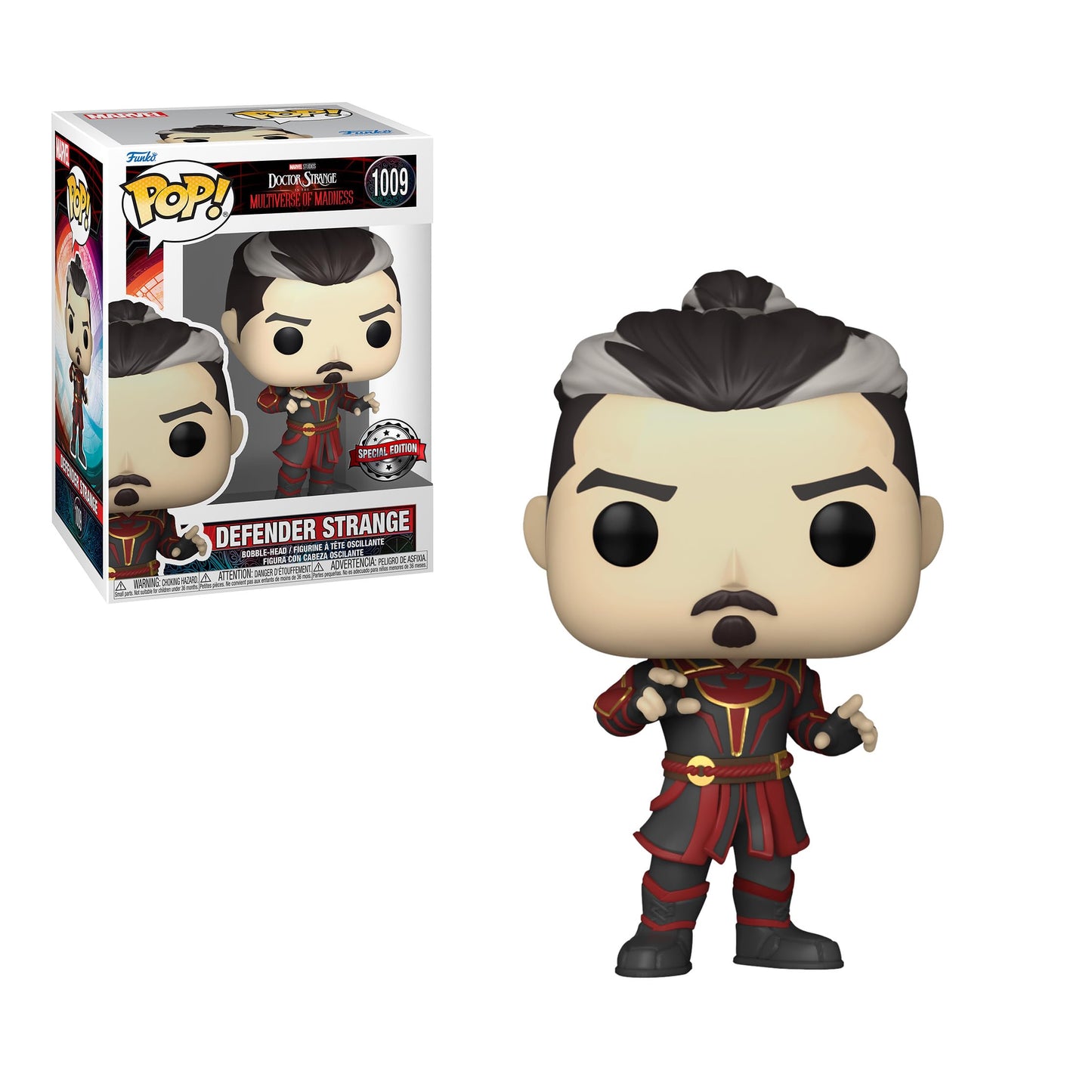 Funko POP! Marvel #1009 Doctor Strange in The Multiverse of Madness Defender Strange (Exclusive)
