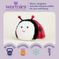 warmies Microwavable & Weighted Stuffed Animals, Ladybug - Heated Stuffed Animal Plushie for Warmth & Comfort - Cute Soft Plush Toys for Adults