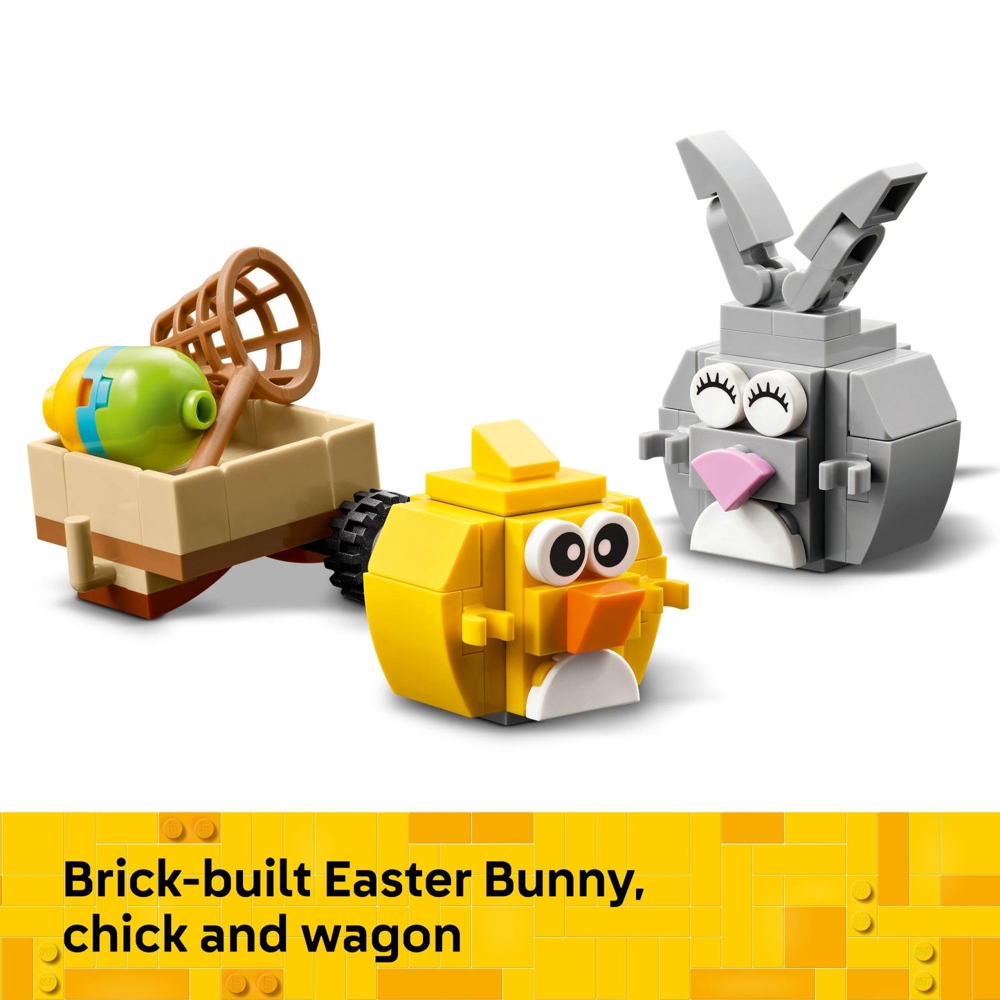 LEGO Easter Bunny and Chick Egg Hunt Building Toy for Girls & Boys - Springtime Pretend Playset for Kids, Ages 8+ - Basket Stuffer or Gift Idea