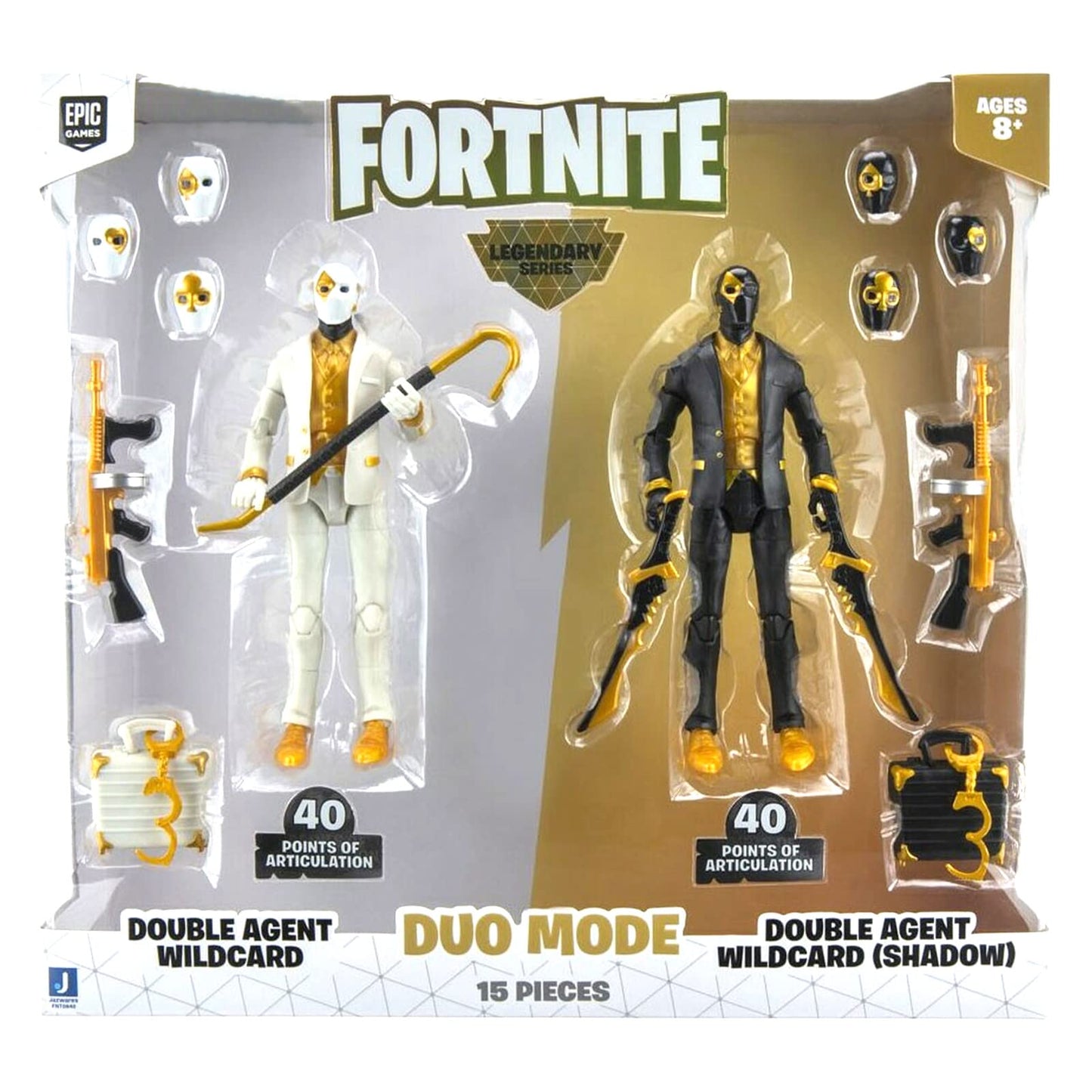 Jazwares FNT0840 Fortnite Legendary Series Duo Mode Double Agent