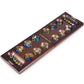 VAMSLOVE Wooden Mancala Board Game with Magnetic Lock / 48+8 Extra Multi Color Glass Stones, Folding Mancala Set for 2 Player, 6 Age and Up