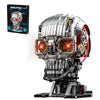 CSNRHG Mechanical Skull Building Block Set 1099+ Pieces 3D Poseable Model with Mandibular Teeth Bite Drive for STEM Toys for Kids & Adults Perfect