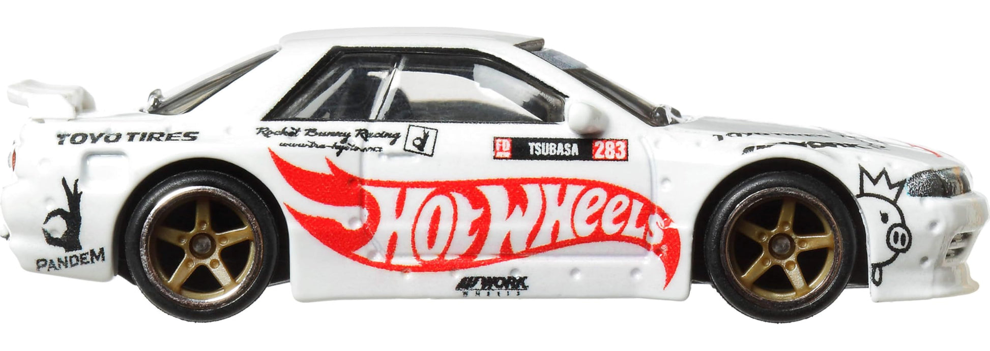 Hot Wheels Premium Car Culture Collectible Toy Car, 1:64 Scale Die-Cast Nissan Skyline GT-R (R32) Pandem, Modern Classics Vehicle with Real Riders