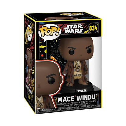 Funko Pop! Star Wars: Mace Windu - (Retro) - Collectable Vinyl Figure - Gift Idea - Official Merchandise - Toys for Kids & Adults - Movies Fans