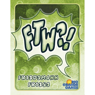 Rio Grande Games FTW? Card Game, Fast Strategy Party Games for 2-6 Players, Ages 14+, Under 30 Minutes