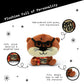 Punchkins Wizard Otter Plush Toy - Funny Bookish Otter Stuffed Animal with Glasses & Scarf, Novelty Literary Gag Gift