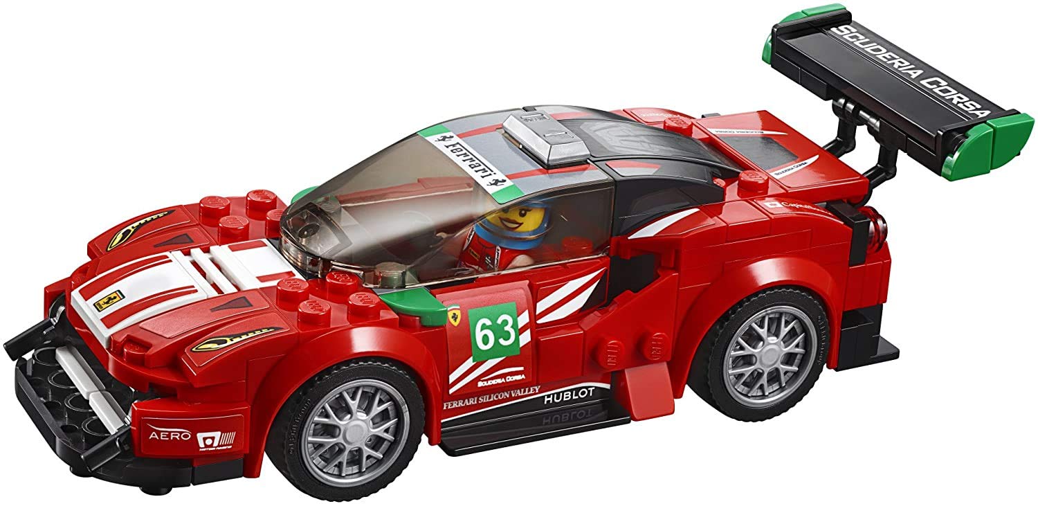 LEGO Speed Champions Ferrari 488 GT3 “Scuderia Corsa” 75886 Building Kit (179 Pieces)