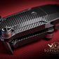 SopiGuard Black Carbon Fiber Precision Edge-to-Edge Coverage Vinyl Skin Controller Battery Wrap for DJI Mavic Pro