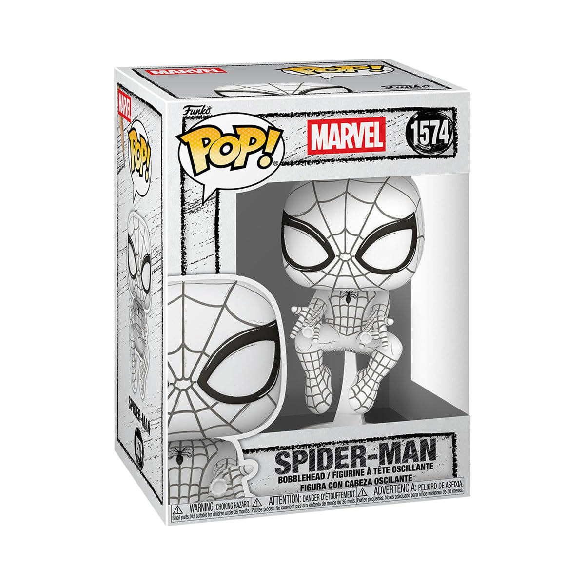 Funko POP! Marvel: Sketched - Spider-Man