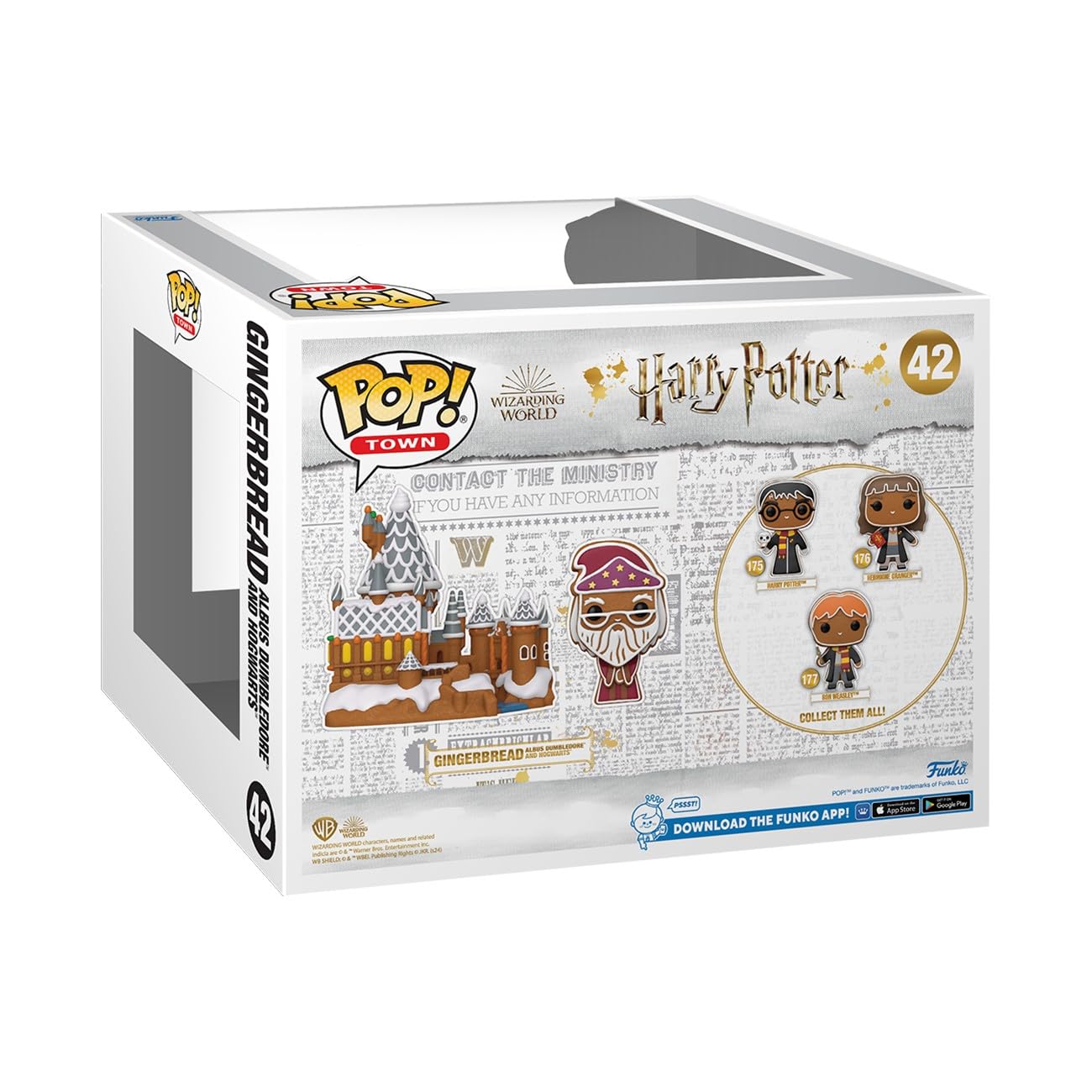Funko POP! Town: Harry Potter - Albus Dumbledore & Hogwarts