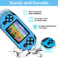 TaddToy 16 Bit Handheld Game for Kids Adults, 3.0'' Large Screen Preloaded 230 HD Classic Retro Video Games with USB Rechargeable Battery & 3 Game
