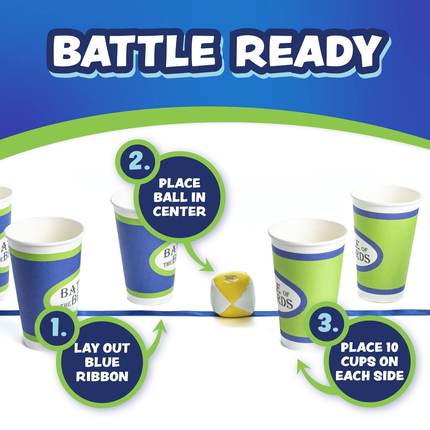 Squirrel Products Battle of The Beards Funny Party Game, White Elephant Minute to Win It Game for Kids & Adults, Family Game Night Activity for Ages