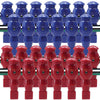 Billiard Evolution 26 Red and Blue Robotic Foosball Men