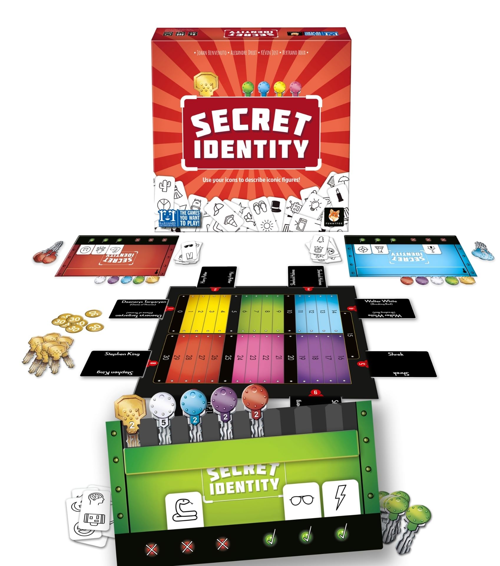 R&R Games Secret Identity, Perfect Party Game for Adults and Kids, Ideal for Family Night