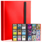 Card Binder 9-Pockets, Trading Card Binder, 20 Pages, 360 Card Capacity Collection Binder, Card Folder for MTG, TCG, Game Cards & Sports Cards?Red?