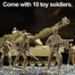 Bvrorere RC Tank US M1A2 Abrams Remote Control Military Tank Toy