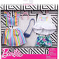 Barbie Clothes -2 Outfits Doll Include a Top with ‘Weekend Mode’ Graphic, Floral Shorts and a Striped Top and Skirt with Purse and Headband, Gift