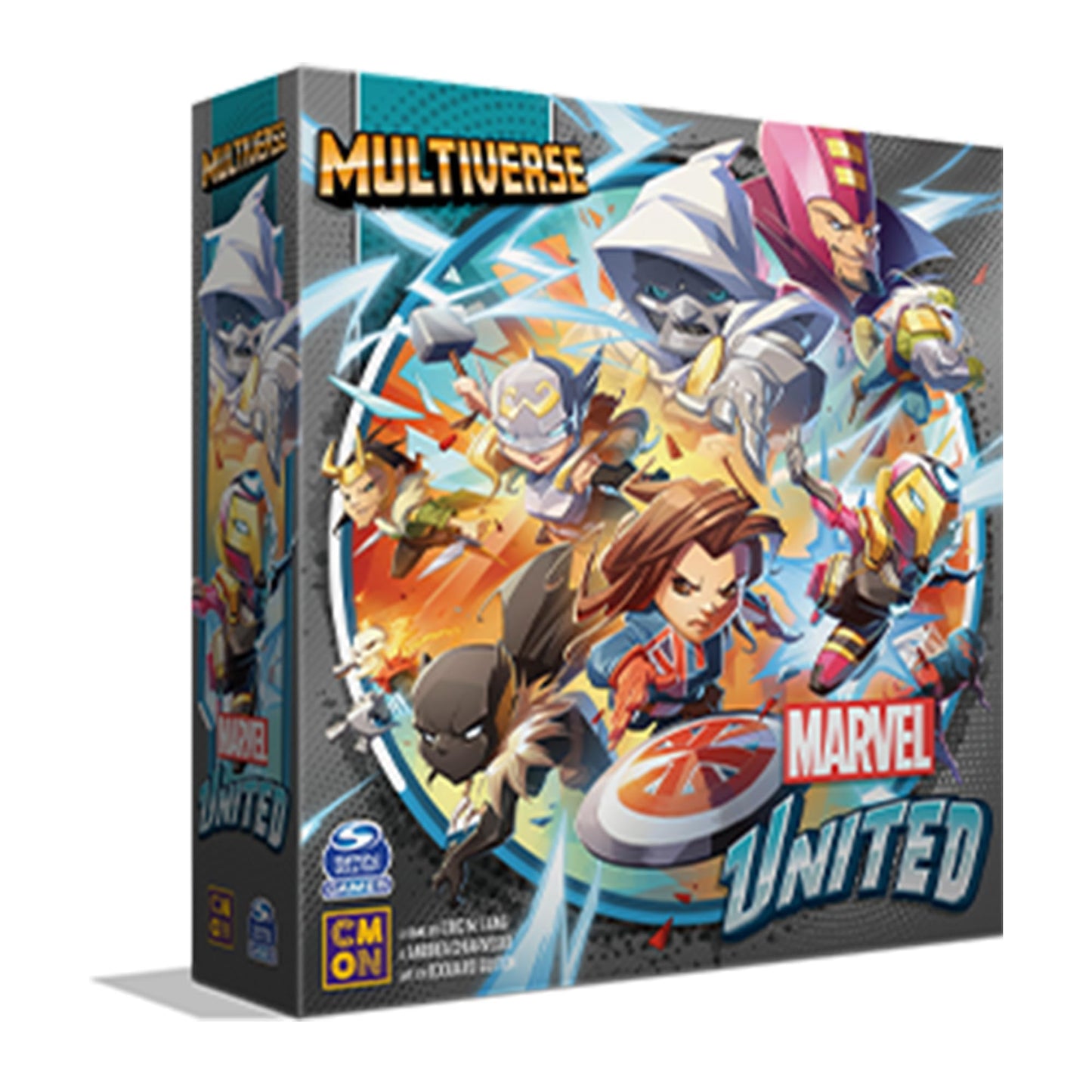 CMON Marvel United: Multiverse Core Box - Standalone Expansion with Highly Detailed Miniatures, Cooperative Superhero Board Game for Kids & Adults